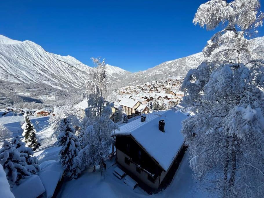 Апартаменты Nid De Charme Au Pied Des Pistes Сен-Мартен-де-Бельвиль Экстерьер фото